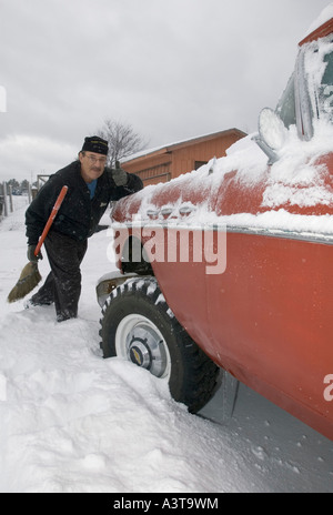 Da Yoopers Touristenfalle, Ishpeming, Michigan. Stockfoto