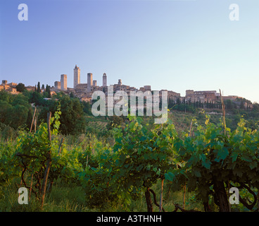 San Gimignano, Toskana, Italien Stockfoto