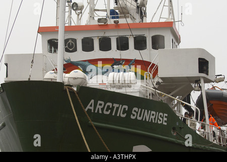 Greenpeace-Schiff MV Arctic Sunrise Stockfoto