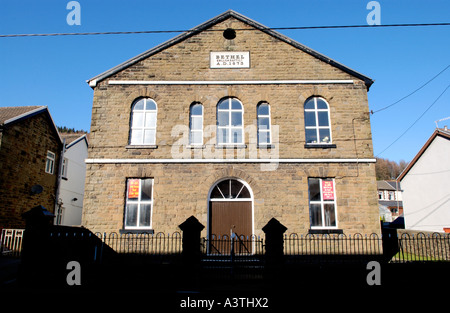 Bethel englische Baptist-Kapelle im Dorf von Cwmparc Rhondda Valley South Wales UK datiert 1873 Stockfoto