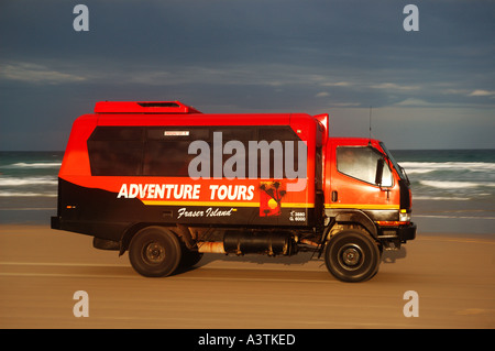 Fraser Island Tourbus Queensland Australien Stockfoto