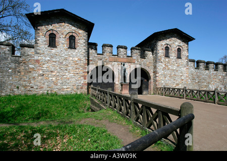 Römische Festung Saalburg Stockfoto