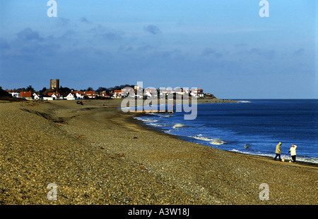 Das Dorf Thorpeness in der Nähe von Aldeburgh an der Küste von Suffolk, UK. Stockfoto