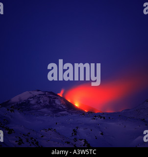 Mt. Hekla Eruption, Island Stockfoto