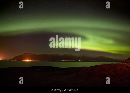 Aurora Borealis, Nordlicht, Island Stockfoto