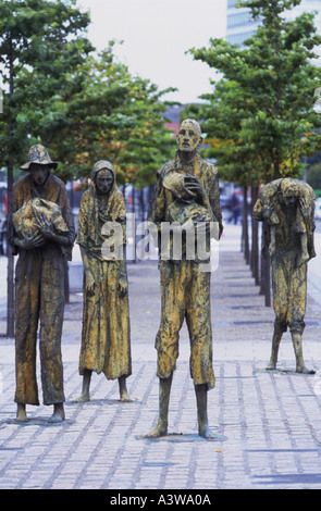 Die Hungersnot-Memorial-Dublin Stockfoto