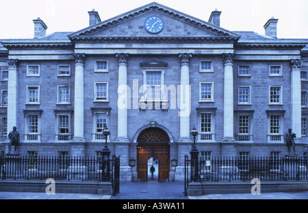 Der Westen Front Trinity College Dublin Stockfoto