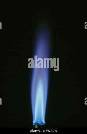 Gasflamme Stockfoto