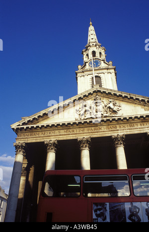 Saint Martins in die Felder auf dem Trafalgar Square im Zentrum von London Stockfoto