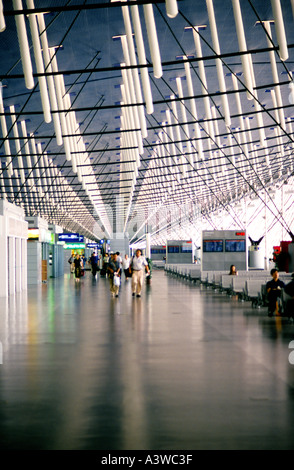 Flughafen Pudong in Shanghai Stockfoto