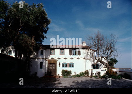 23051 Adamson Haus Spanisch kolonialen Stil Residenz Malibu Kalifornien USA Stockfoto