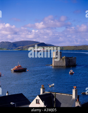Schottland, Western Isles, Isle of Barra Castlebay, Kisimul Castle Stockfoto