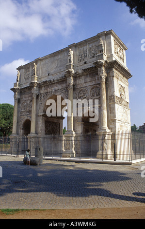 Der Bogen des Konstantin in Rom, Italien Stockfoto