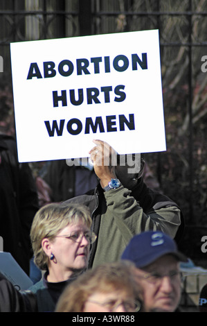 Anti-Abtreibung pro-Life-Demonstration in Atlanta GA Georgia USA Stockfoto