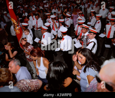 Band-Club, "Unserer lieben Frau der Siege" fest, Senglea, Malta / Stockfoto