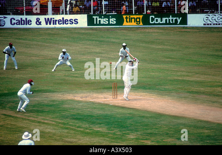 Caribbean test Cricket Australien und die West Indies Recreation Ground St Johns Antigua Stockfoto