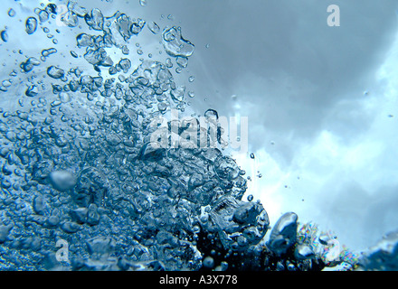 Wasser sprudelt, Foto von Bruce Miller Stockfoto