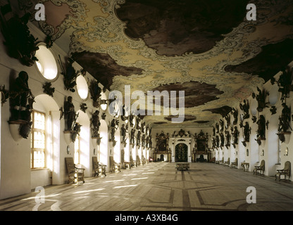Geographie/Reisen, Deutschland, Baden-Württemberg, Weingarten, Klöster, Benediktinerabtei Saint Martin, Münster, Innenansicht, anzeigen Stockfoto