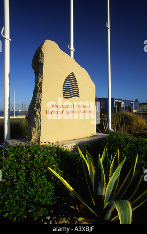 Weymouth Portland National Sailing Academy Eingang in Dorset county England UK Stockfoto