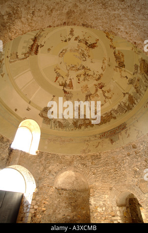 Gewölbten Mausoleum in der römischen Villa von Centcelles Stockfoto