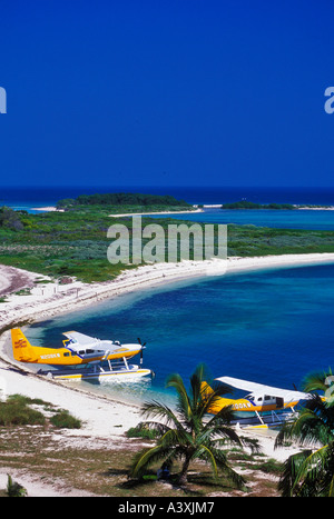 Wasserflugzeuge auf Garten Schlüssel Dry Tortugas Nationalpark Florida Stockfoto