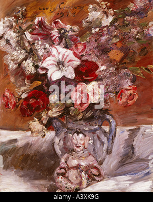 "Fine Arts, Corinth, Lovis, (1858-1925), Malerei,"Amaryllis Und Figur", ("Amaryllis und Abbildung"), 1916, Kunstgalerie, Mann Stockfoto