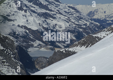 Lac du Chevril in der Nähe von Tignes Savoie Frankreich Stockfoto