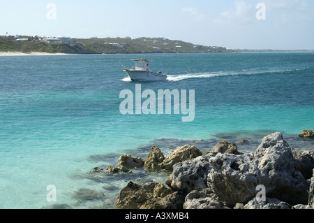 Rückkehr zur Turtle Cove Marina Grace Bay Turks And Caicos Islands Providenciales Provo Karibik Antillen Stockfoto