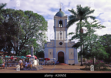 Kirche auf dem Hauptplatz in Vinales, Kuba Stockfoto