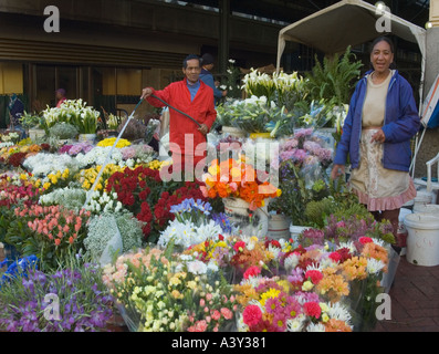 Blume-Verkäufer Stockfoto