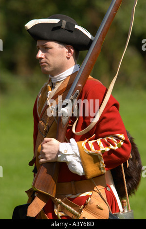 Festival der Geschichte Stoneleigh 2004 Mitglied der Spitze Wars Englisch treuer Soldat Jacobite Periode Stockfoto