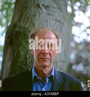 Ranulph Fiennes an den 2004 Hay Festival, Hay-on-Wye, Wales, Großbritannien KATHY DEWITT Stockfoto