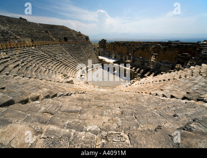 Herapolis Pamukkale Theater Türkei Stockfoto