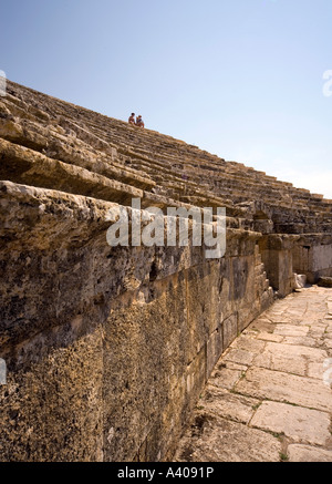 Herapolis Pamukkale Theater Türkei Stockfoto