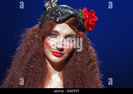 Kate Bush britische Sängerin Songwriterin ihr Lied Hammer Horror 1978 PER0119 Stockfoto