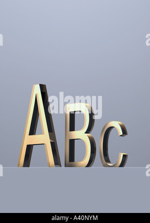 Alphabet ABC Stockfoto