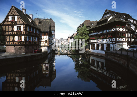 Petite France am Morgen, Straßburg, Frankreich. Stockfoto