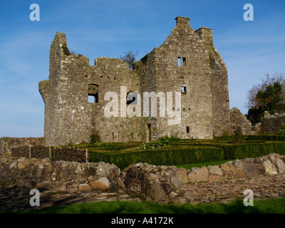 Tully Castle, Derrygonnelly Co. Fermanagh Nordirland Reisen Stockfoto