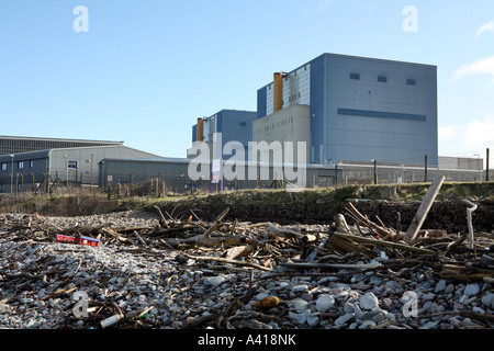 Hinkley Punkt Kernkraftwerk, Somerset UK. Stockfoto