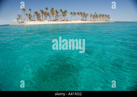 Einsamen tropischen Insel Stockfoto