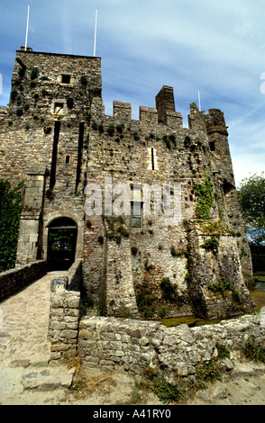 Normandie Frankreich Schloss Chateau de spie mittelalterlichen 11 th Cent Stockfoto