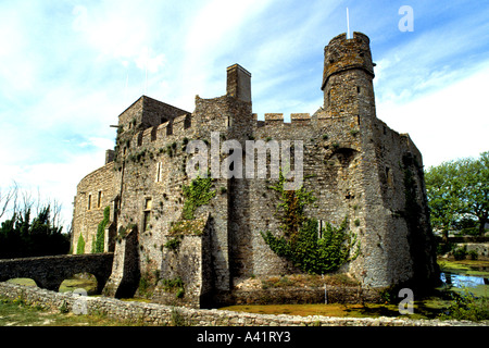 Normandie Frankreich Schloss Chateau de spie Mittelalter Invasion der Normannen Stockfoto