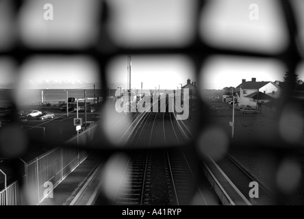 Greystones Train Station, Co. Wicklow, Irland Stockfoto