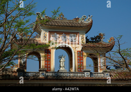 Lam Ty Ni Pagode Dalat südlichen Hochland Vietnam Vietnam Süd-Ost-Asien Stockfoto