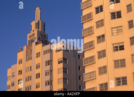 Ritz Plaza Hotel im Art Deco District Miami Beach Florida Usa Stockfoto