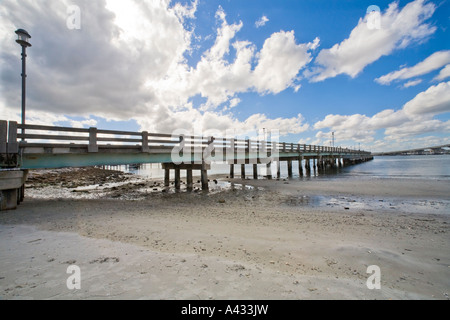 In der Nähe von St. Augustine, Florida, dem Fishing Pier und dem Intracoastal Waterway, Vilano Beach. Stockfoto