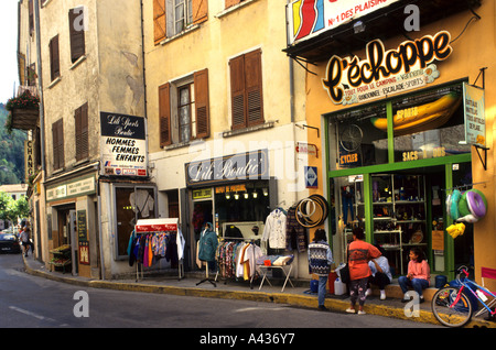 Frankreich-Provence-Verdon Stadt Castellane French Stockfoto