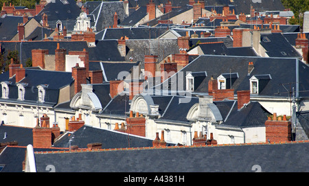 Stadt Saumur, Frankreich Stockfoto