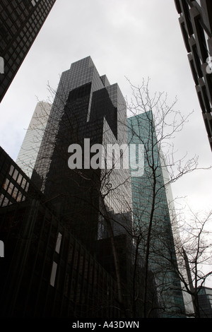 Block der Wolkenkratzer in manhattan Stockfoto