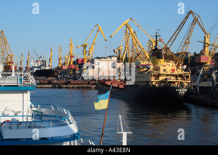 Handel mit Hafen Odessa Ukraine Stockfoto